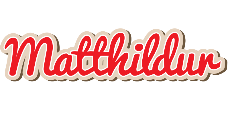 Matthildur chocolate logo