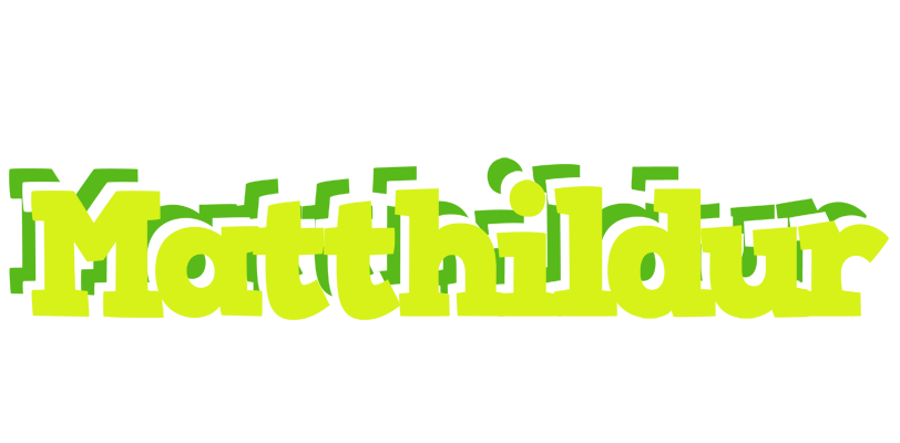 Matthildur citrus logo