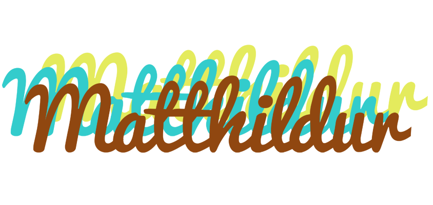 Matthildur cupcake logo
