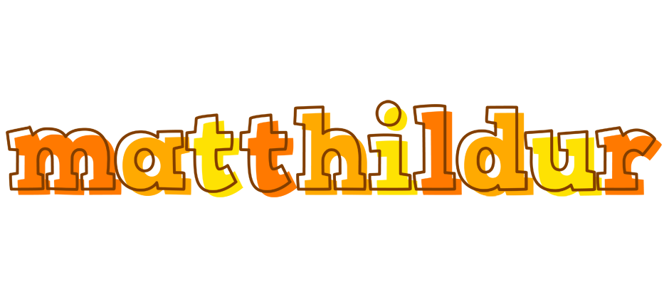 Matthildur desert logo