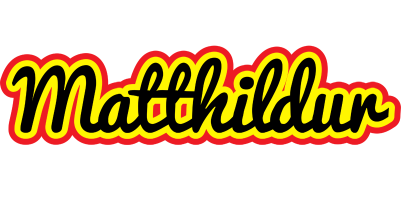 Matthildur flaming logo