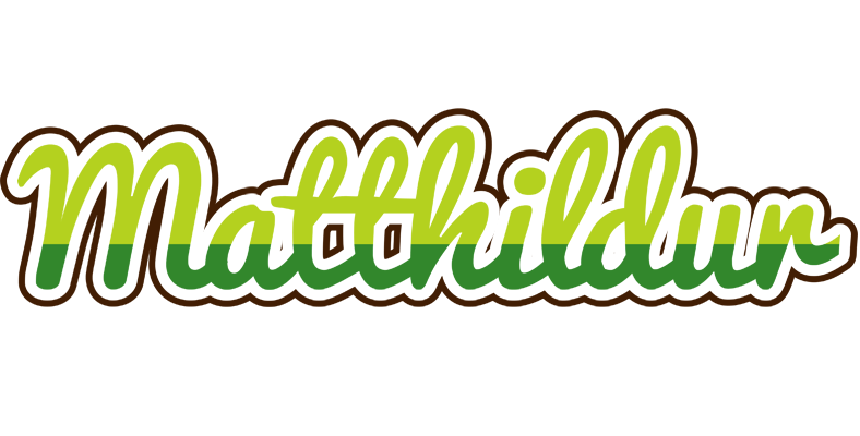 Matthildur golfing logo