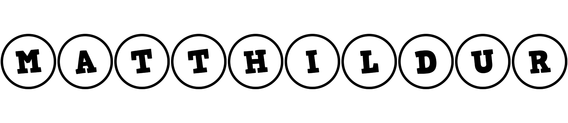 Matthildur handy logo