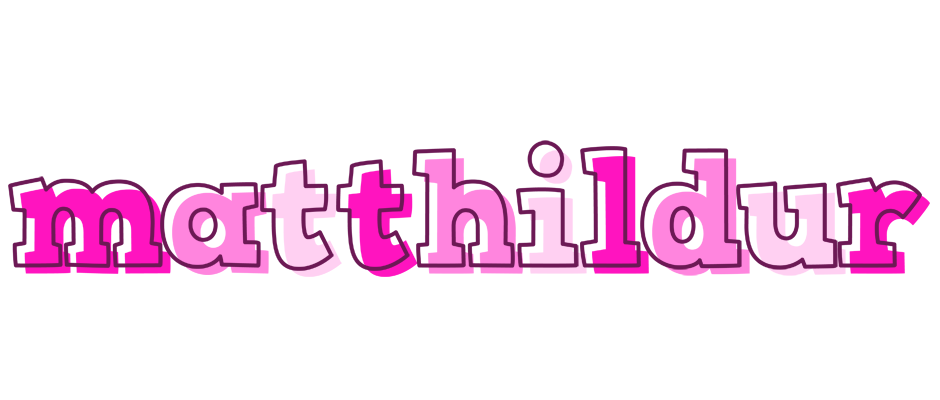 Matthildur hello logo