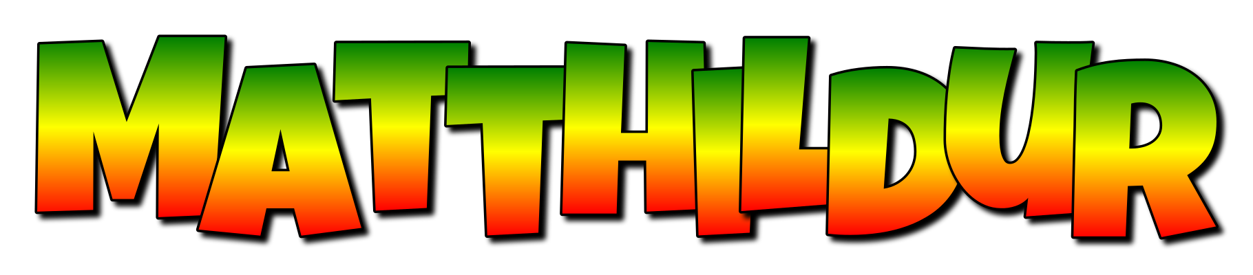 Matthildur mango logo