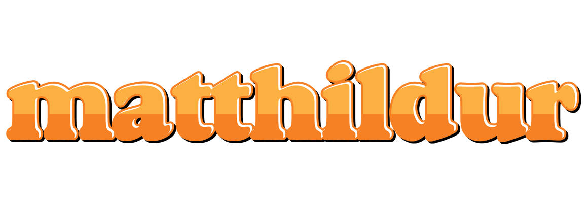 Matthildur orange logo