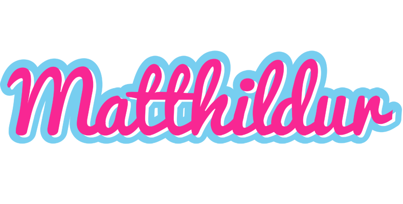Matthildur popstar logo