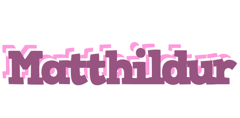 Matthildur relaxing logo