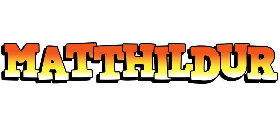 Matthildur sunset logo