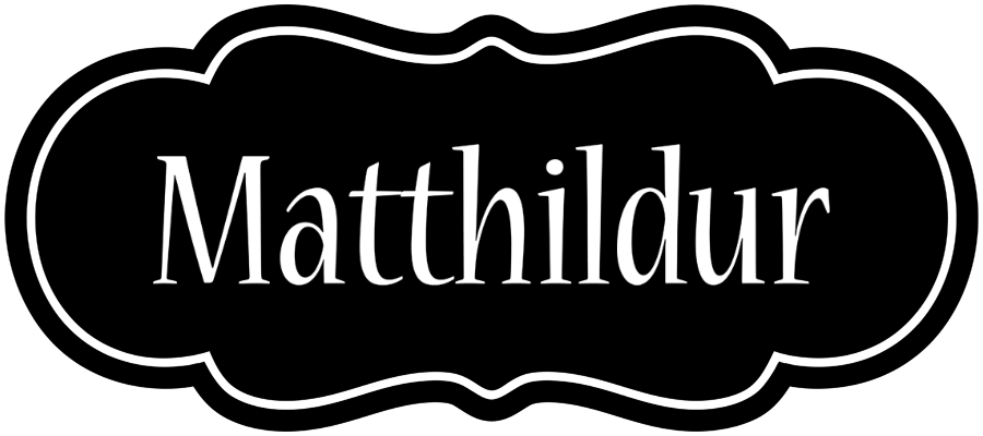 Matthildur welcome logo