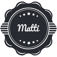 Matti badge logo