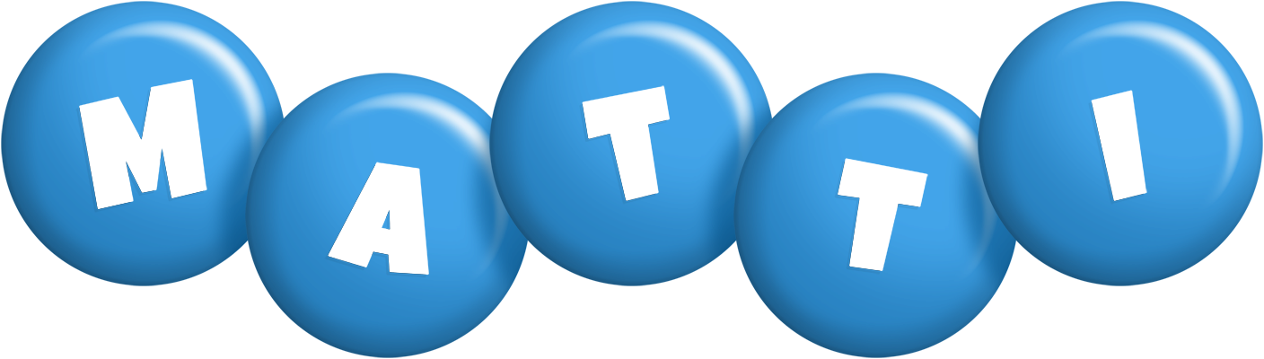 Matti candy-blue logo