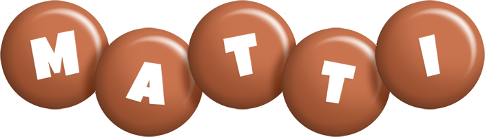 Matti candy-brown logo