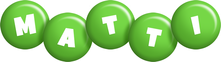 Matti candy-green logo