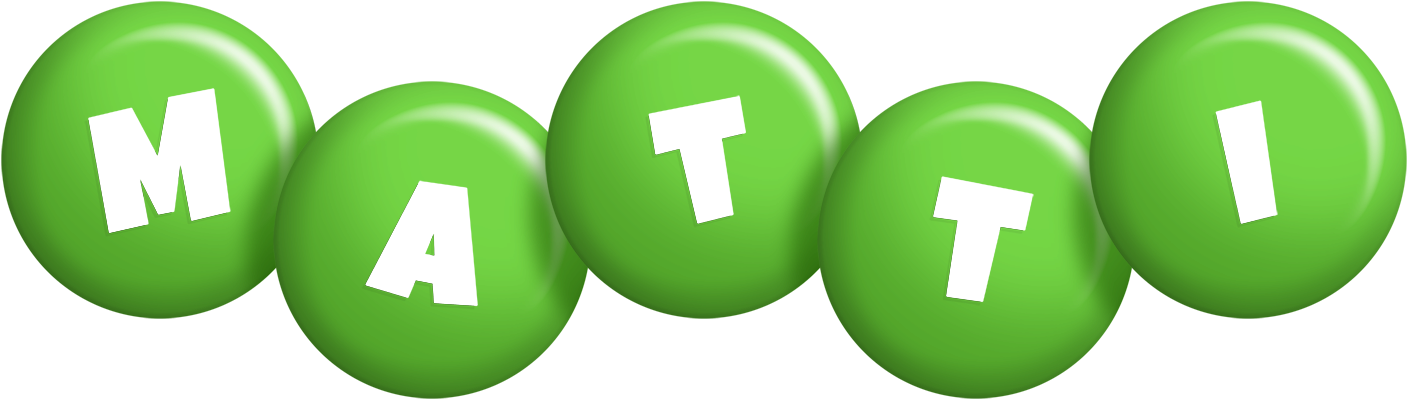 Matti candy-green logo