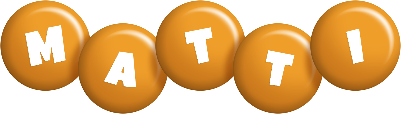 Matti candy-orange logo