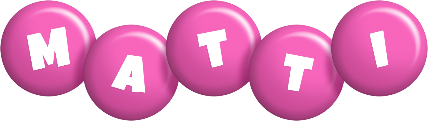 Matti candy-pink logo