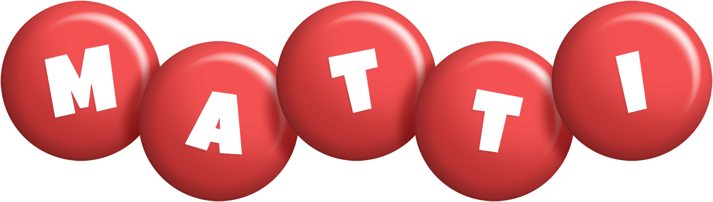Matti candy-red logo