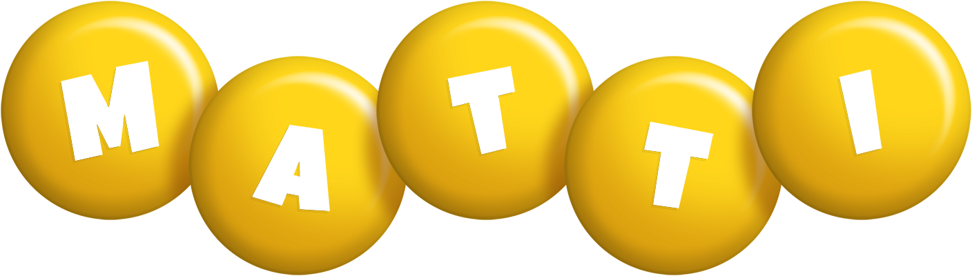 Matti candy-yellow logo