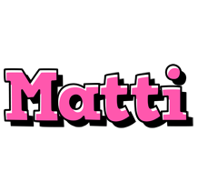 Matti girlish logo