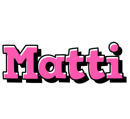 Matti girlish logo