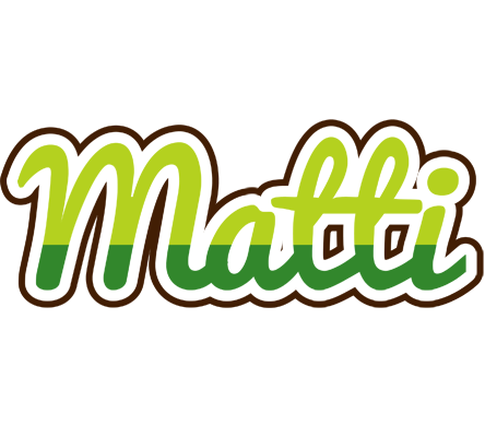 Matti golfing logo