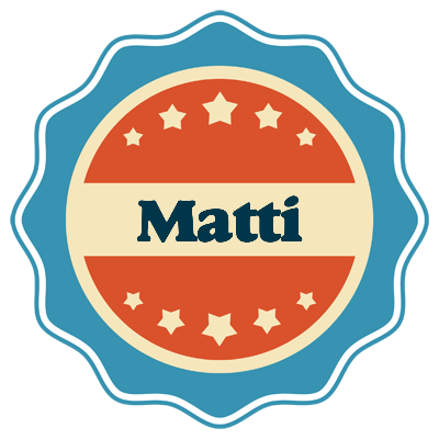 Matti labels logo