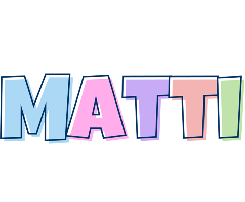 Matti pastel logo