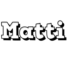 Matti snowing logo