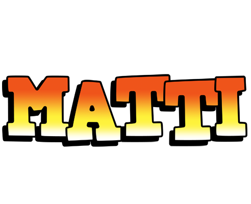 Matti sunset logo