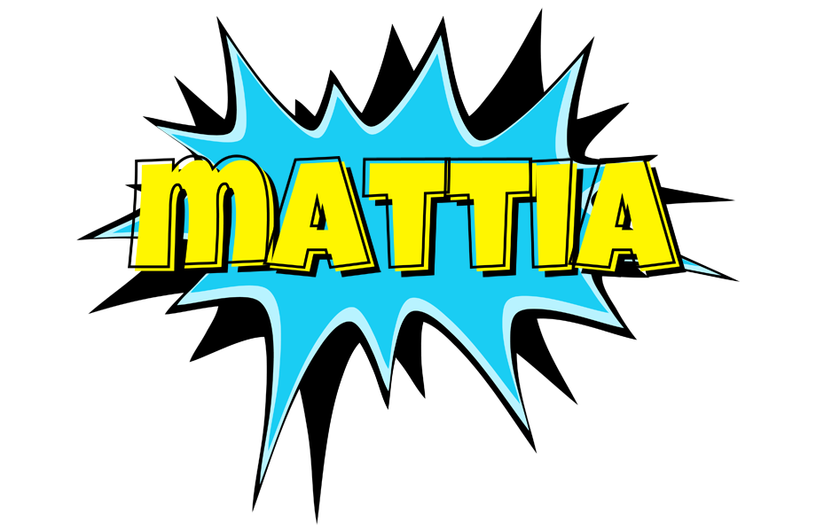 Mattia amazing logo