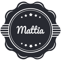 Mattia badge logo