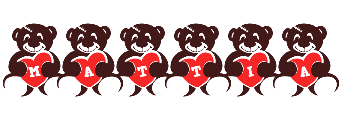 Mattia bear logo