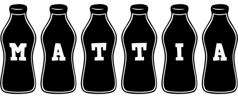 Mattia bottle logo