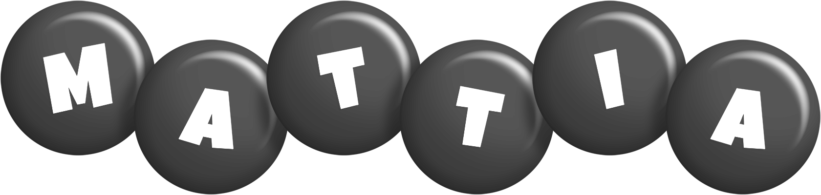 Mattia candy-black logo