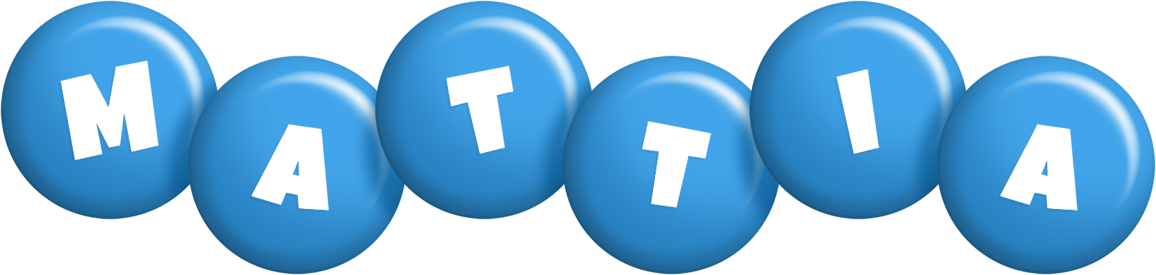 Mattia candy-blue logo