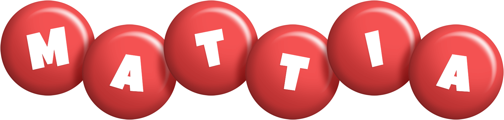 Mattia candy-red logo