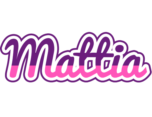 Mattia cheerful logo