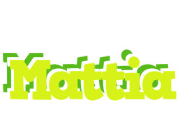 Mattia citrus logo