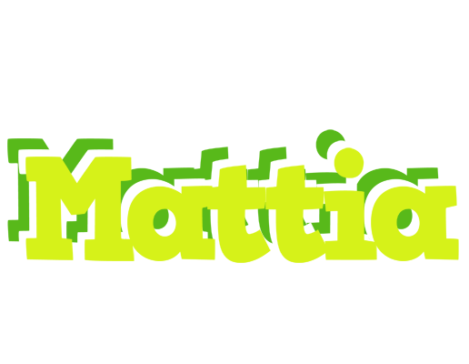 Mattia citrus logo