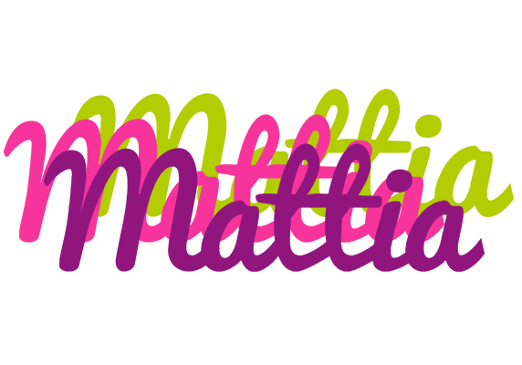 Mattia flowers logo