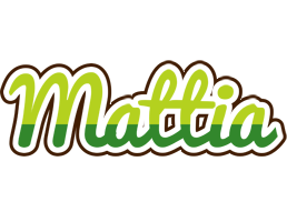 Mattia golfing logo