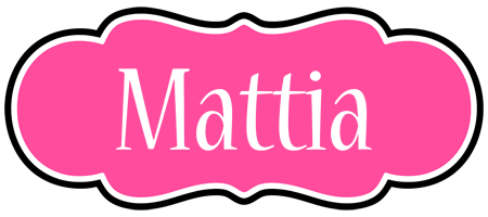 Mattia invitation logo