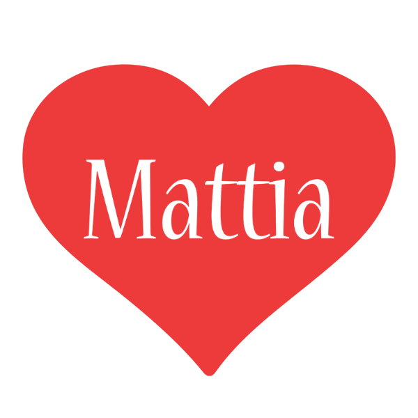 Mattia love logo