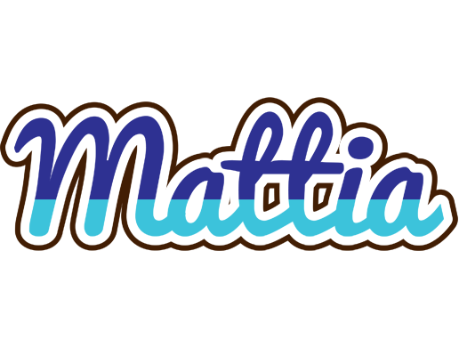 Mattia raining logo