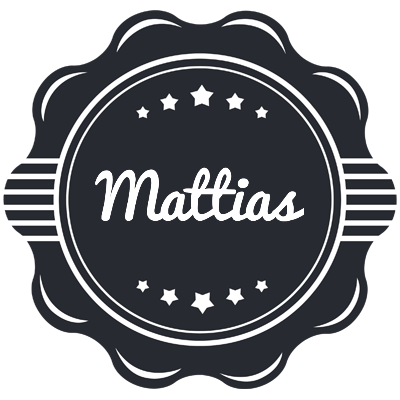Mattias badge logo