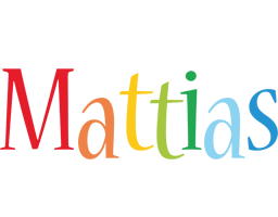 Mattias birthday logo