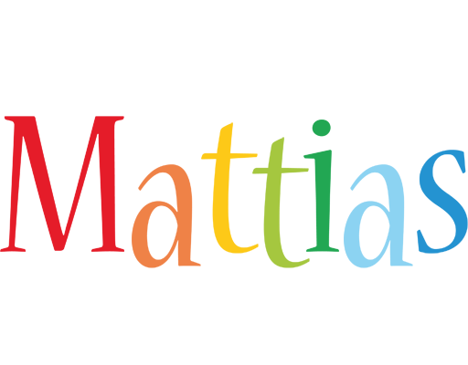 Mattias birthday logo