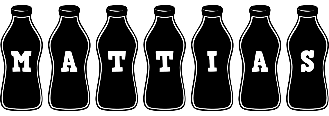 Mattias bottle logo