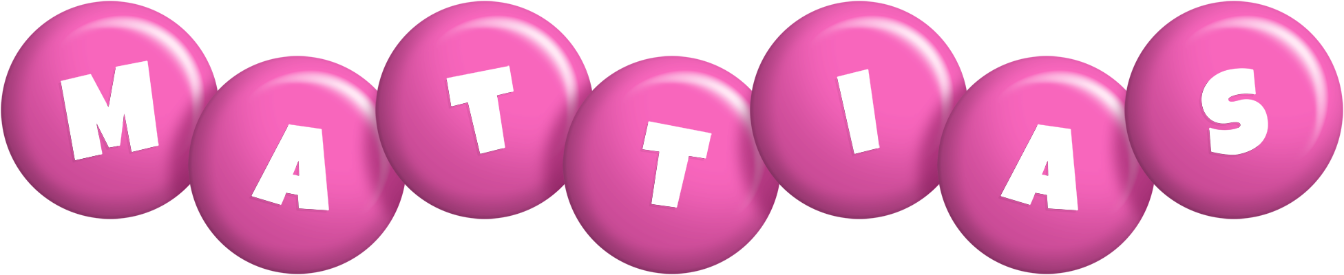Mattias candy-pink logo
